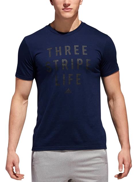 adidas three stripe life shirt